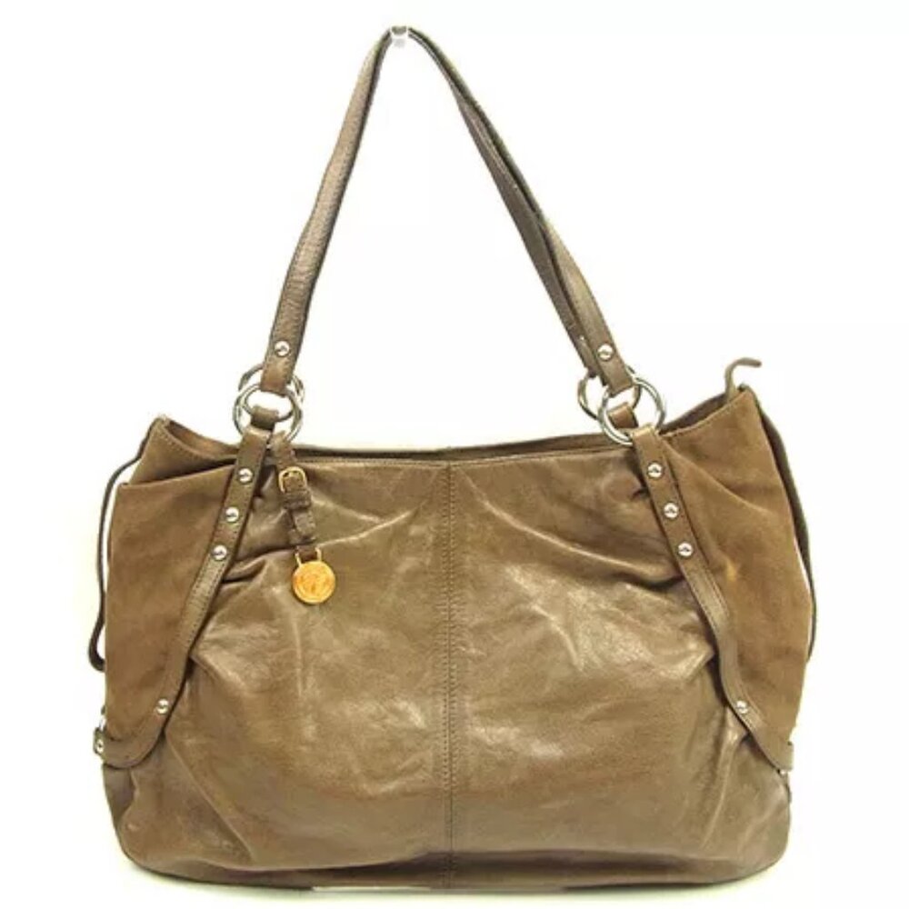 Francesco Biasia Tote bag Green Silver Woman - Picture 3 of 6